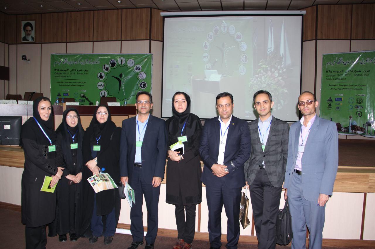 حضور کادر علمی و دانشجویی گروه آموزشی مهندسی بهداشت حرفه ای دانشگاه علوم پزشکی تبریز در دومین همایش بین المللی ارگونومی ایران 