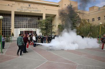 کلاس آموزشی آشنایی با کپسول های آتش نشانی